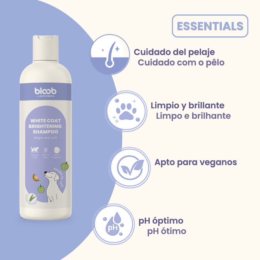 Bloob Champ&uacute; Realzador Mantos Blanco Mel&oacute;n para perros, , large Imagen numero 6