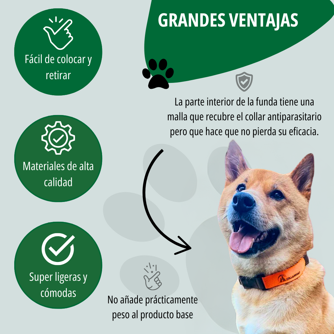 Funda Collar Aniparasitario Camuflaje COLLARWRAP, , large Imagen numero 6