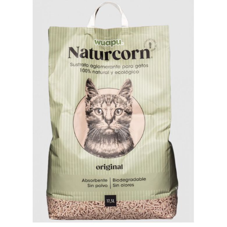 Wuapu Naturcorn arena natural de maiz para gatos thumbnail
