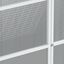 vidaXL Jaula de pájaros acero galvanizado gris 215x78x200 cm, , large indicador imagen numero 4