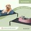Cama elevada para mascotas | Aislante | 122 x 71 x 21 cm | Máx. 60 kg | Ligera | Resistente | Negra | Cleo | Mobiclinic, , large indicador imagen numero 5