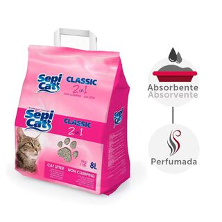 Sepicat Classic 2 en 1 arena absorbente para gatos