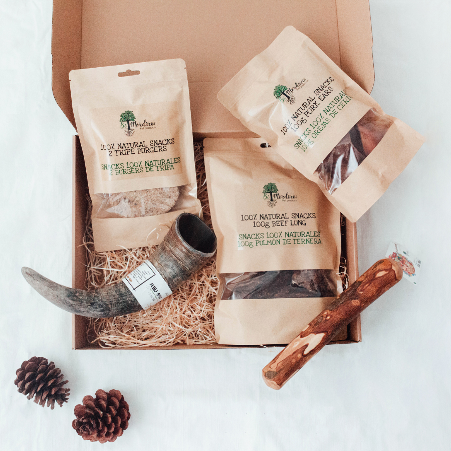 BIMORBOX Mediana - Pack  Snacks y Juguetes Naturales para Perros, , large Imagen numero 2