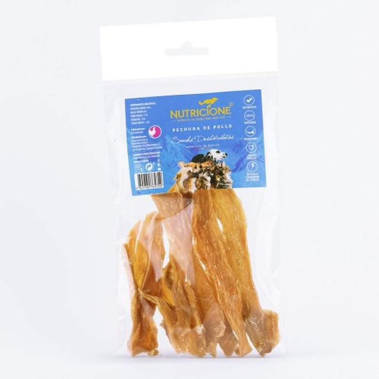 Nutricione Snack Pechuga de pollo para perros y gatos (pack 5 uds), , large image number null