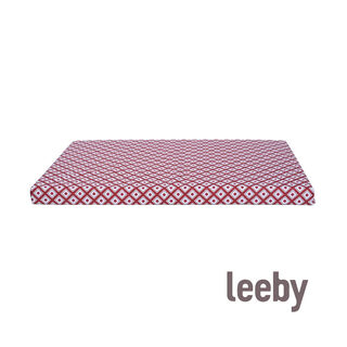 Leeby colchón impermeable rojo para perros