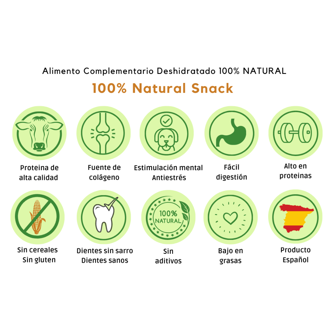 GLE PETS PACK DE SNACK NATURALES, PREMIOS PARA PERROS SALUDABLES, 6 BOLSAS VARIADAS, MORDEDORES NATURALES, CAJA MARR&Oacute;N, , large Imagen numero 5