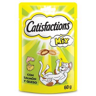 Catisfactions Premios de Salmón y Queso para gatos