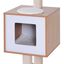 PawHut árbol rascador con cueva de madera natural para gato, , large indicador imagen numero 4