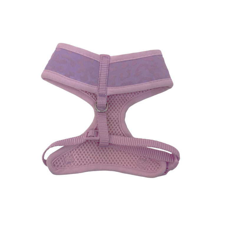 Gotoo Correa y arnés estampado animal rosa para gatos thumbnail