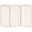vidaXL Puerta para perros plegable 3 paneles madera de álamo 150 cm, , large indicador imagen numero 4
