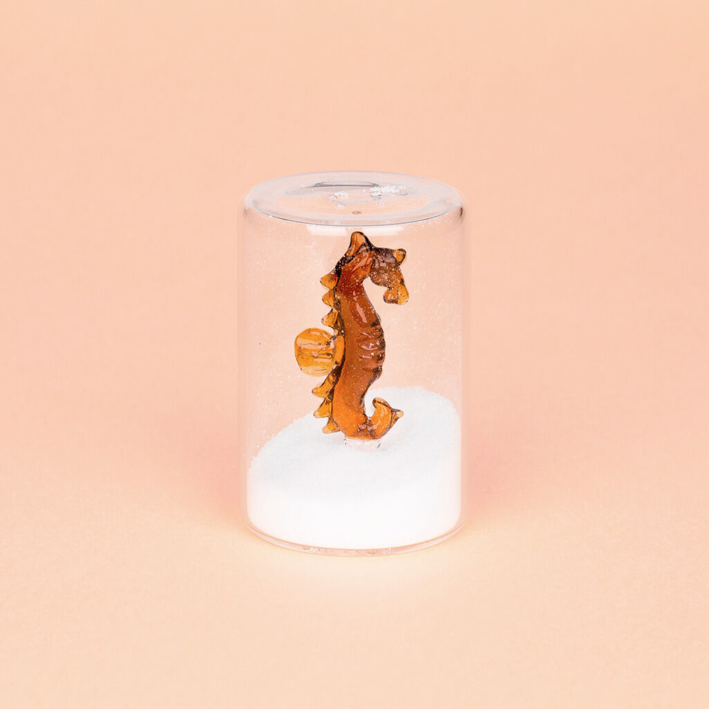 Balvi Salero Seahorse Color &aacute;mbar Con figura en forma de caballito de mar Borosilicato, , large Imagen numero 3