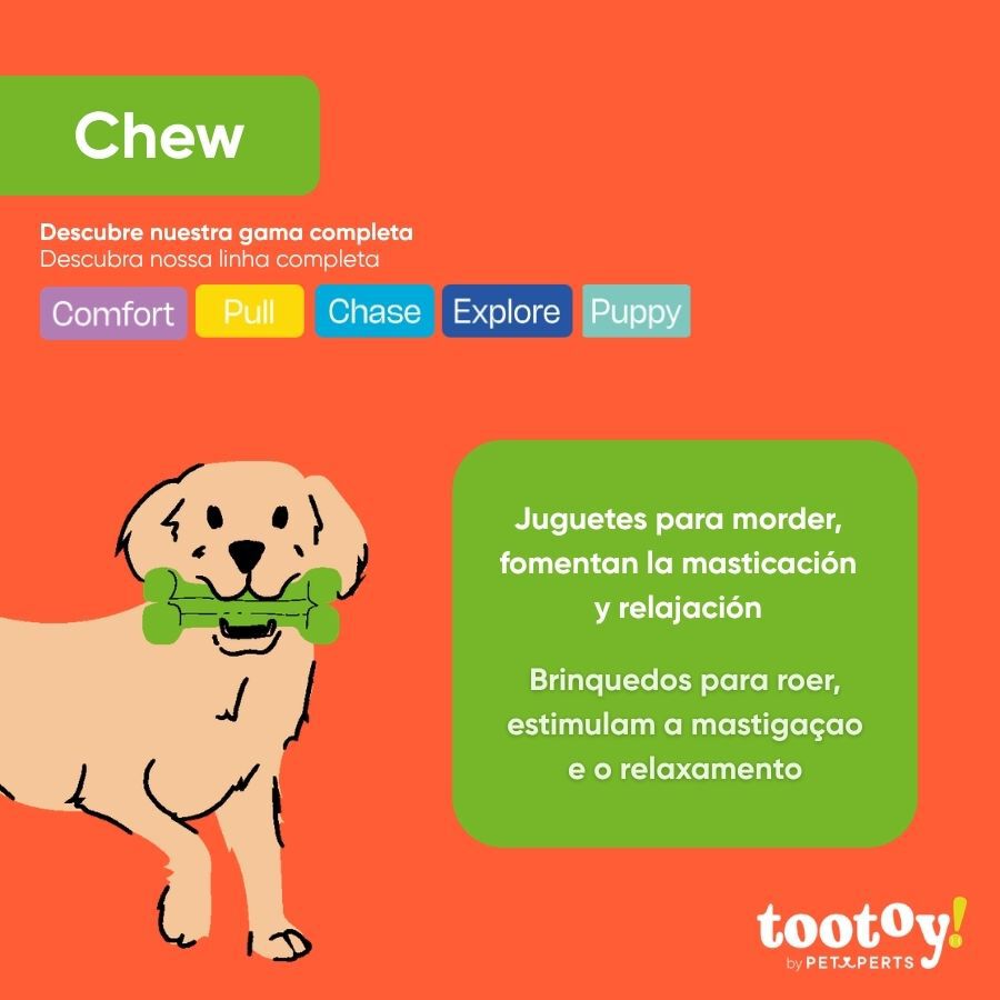 Tootoy! Chew Hueso Bac&oacute;n Juguete para perros, , large Imagen numero 5