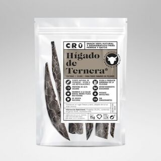 CRU hígado deshidratado de ternera para perros
