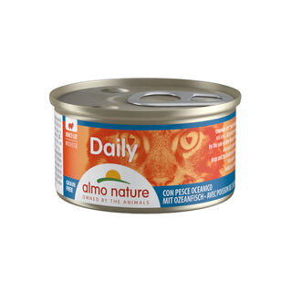 Almo Nature Daily Menu paté Pescado del Océano lata para gatos 