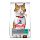 Hill's Young Adult Science Plan Sterilised Atún pienso para gatos, , large image number null