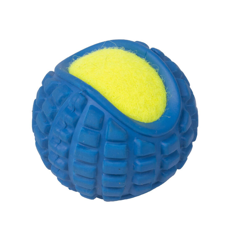 Tootoy! 2 in 1 tennis ball Blue Pelota de Ténis Azul para perros thumbnail