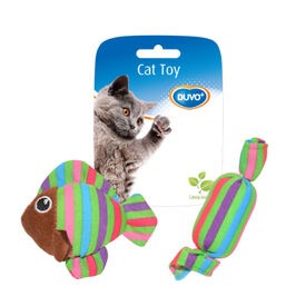 Duvo Juguete Pez y Caramelo para gatos