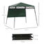 Outsunny Carpa Plegable 220x220x200 cm Cenador Plegable con 1 Pared Lateral Bolsa de Transporte Impermeable y Protección UV50+ para Jardín Patio Verde, , large indicador imagen numero 3