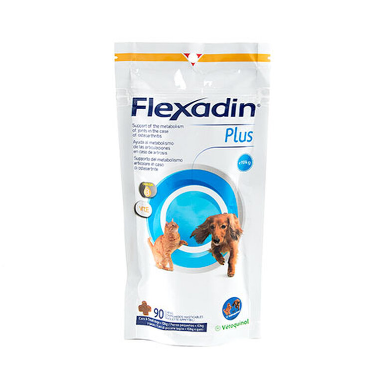 Vetoquinol Flexadin Plus suplemento perros y gatos image number null