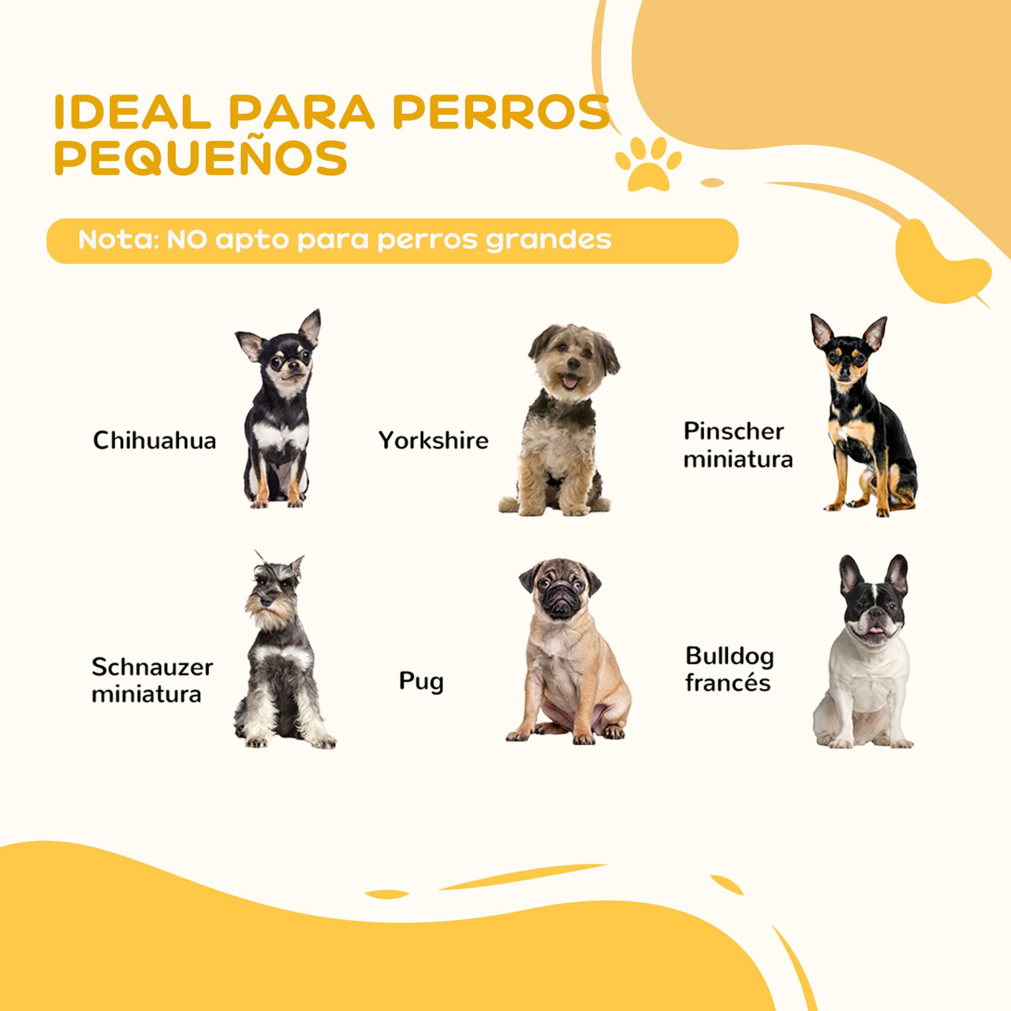 PawHut Barrera de Seguridad marrón  Plegable para Perros Pequeños thumbnail