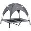 vidaXL Cama para perros con dosel antracita tela oxford y acero, , large indicador imagen numero 5