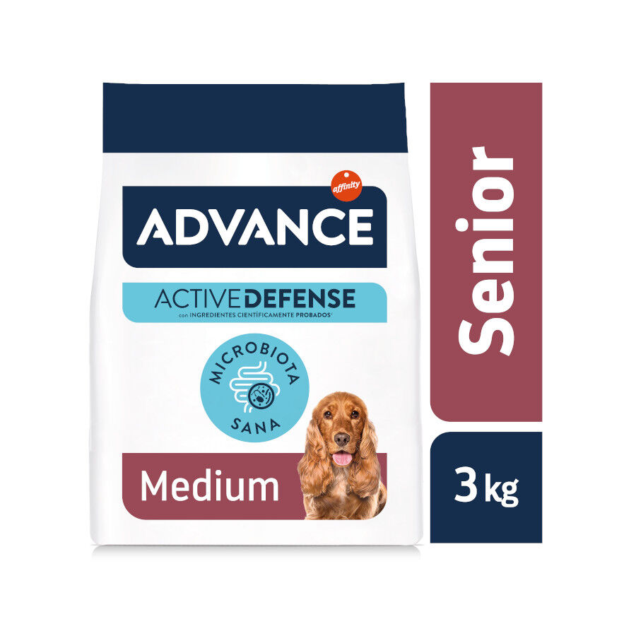 Advance Medium Senior +7 Active Defense Pollo y Arroz pienso para perros thumbnail