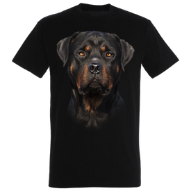 Camiseta Ralf Nature Rottweiler color negro