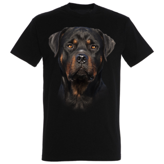 Camiseta Ralf Nature Rottweiler color negro