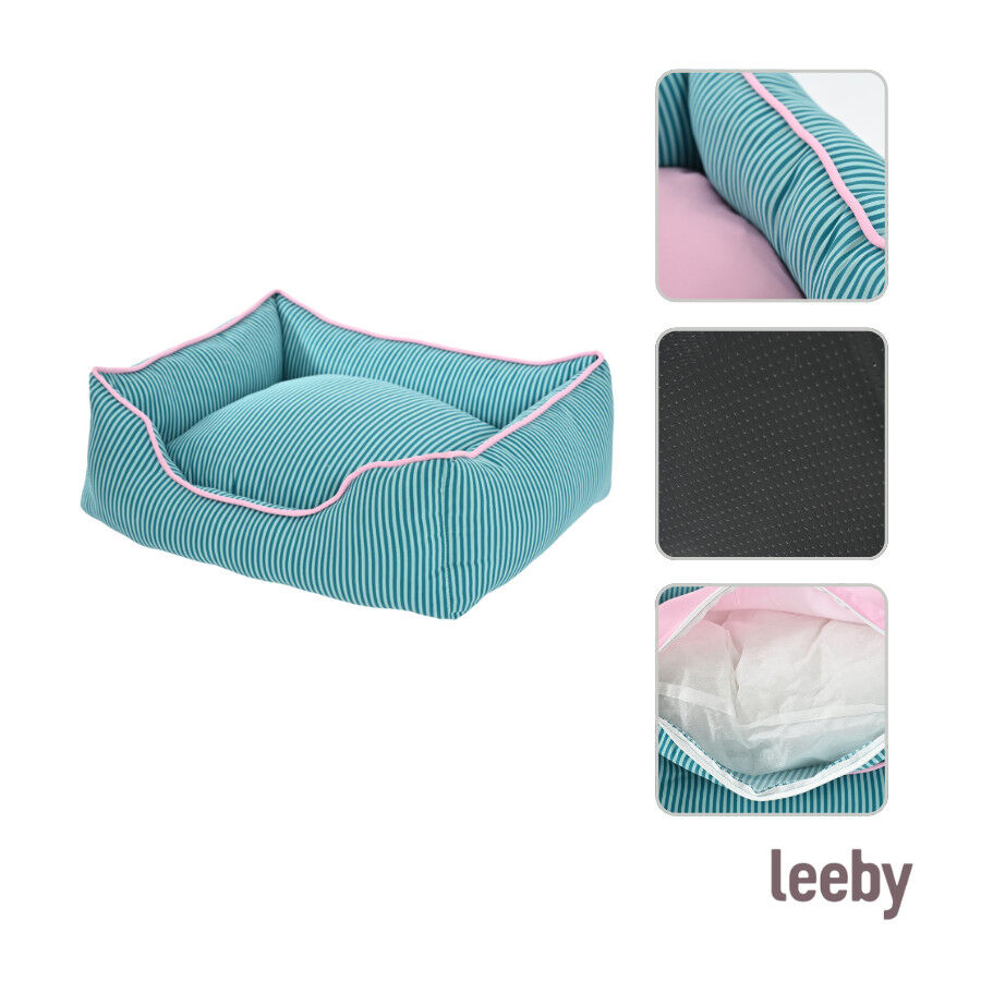 Leeby Cama Rayas Finas para perros, , large Imagen numero 7