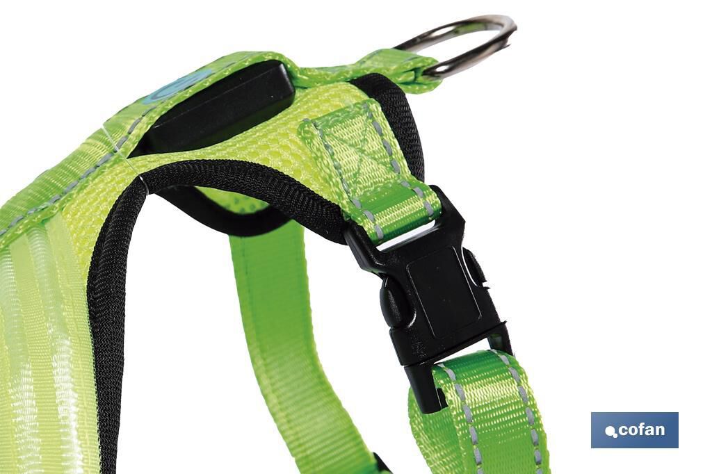 Arn&eacute;s Reflectante con Luz para Perros | Tres modos de Proyecci&oacute;n | Tama&ntilde;o S-M, , large Imagen numero 2