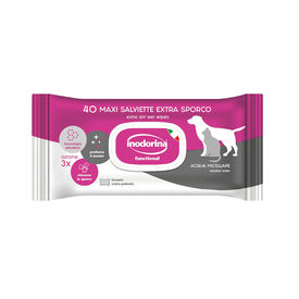 Inodorina Refresh Sensitive Toallitas H&uacute;medas Agua Micelar para perros y gatos