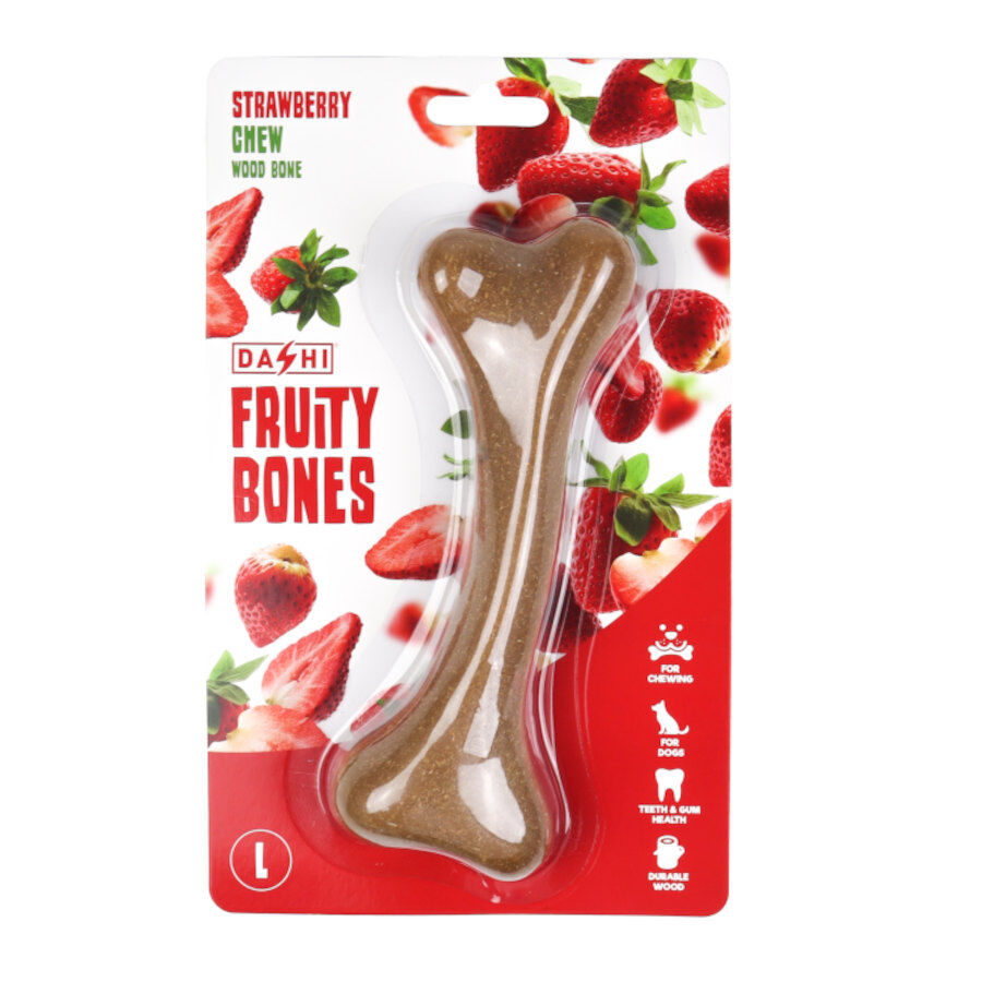 Dashi Fruity Bone Fresa Hueso mordedor para perros, , large Imagen numero 1