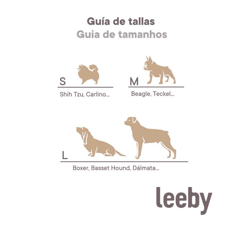 Leeby Cama Redonda Antiestrés de Pelo Gris para perros thumbnail