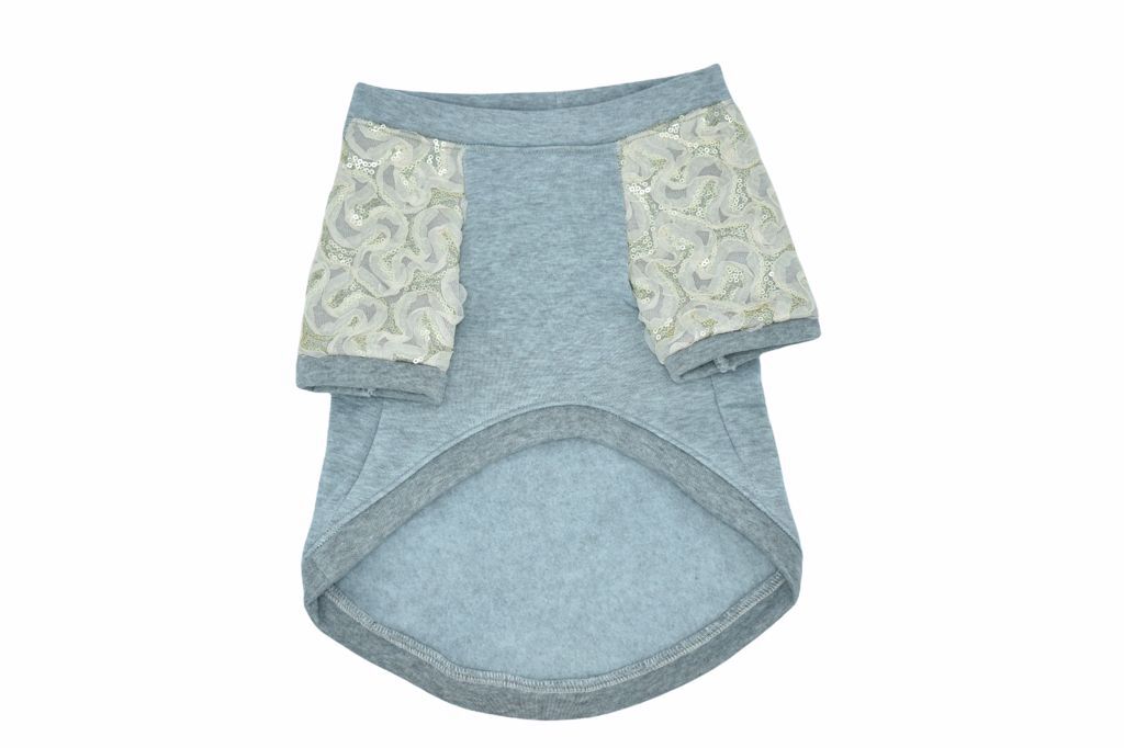 LOYAL SUDADERA GRIS Y BEIGE TALLA M PARA PERROS, , large Imagen numero 1