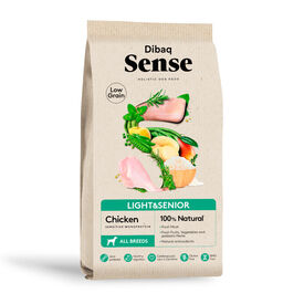 Dibaq Sense Low Grain Light & Senior Pollo Pienso para perros