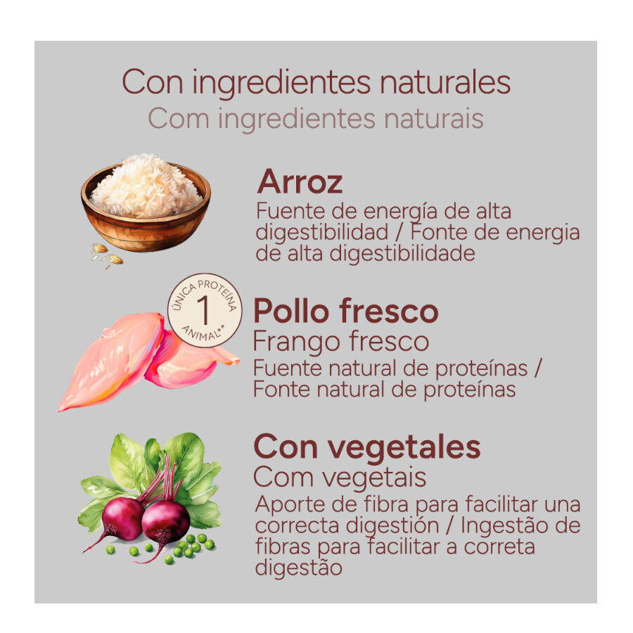 10 kg Criadores Monoproteico Light -40% contenido graso Adulto con Pollo pienso para perros, , large Imagen numero 4