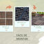 Outsunny Set de 27 Baldosas de Madera 30x30 cm con &Aacute;rea de 2,43 m&sup2; Losetas Sistema de Clic para Balc&oacute;n Terraza Jard&iacute;n Marr&oacute;n Oscuro, , large indicador imagen numero 5