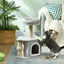 PawHut Rascador para Gatos Gris Claro, , large indicador imagen numero 2