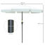 Outsunny Sombrilla de Jardín Ø266x250 cm Parasol de Jardín de Aluminio con Ángulo Ajustable Protección UV50+ Techo de Ventilación y Manivela para Terraza Balcón Exterior Beige, , large indicador imagen numero 3