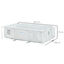 Outsunny Piscina Desmontable Tubular 292x190x75 cm con Depuradora de Cartucho 1200L/H Piscina Rectangular de Exterior para Adultos y Niños 3600L Gris, , large indicador imagen numero 3