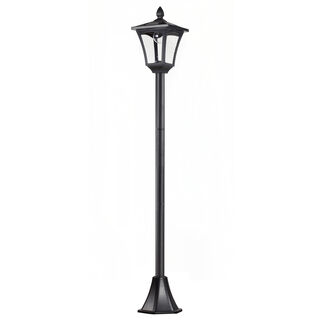 Outsunny Farola Solar Negro 
