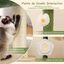 COSTWAY Rascador para Gatos en Forma de Flor, Árbol para Gatos 114cm con Percha Acolchada, Poste y Tablero Rascador de Sisal, Bola Colgante, Hamaca, Centro de Actividades Versátil para Mascotas, , large indicador imagen numero 3