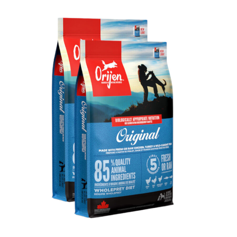 2 x 11.4 kg Orijen Adult Original pienso para perros &iexcl;Pack ahorro!, , large Imagen numero 1