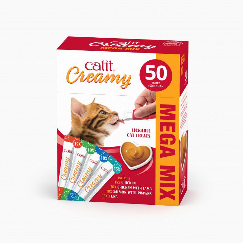 Catit Creamy Multipack Snack liquido para gatos thumbnail