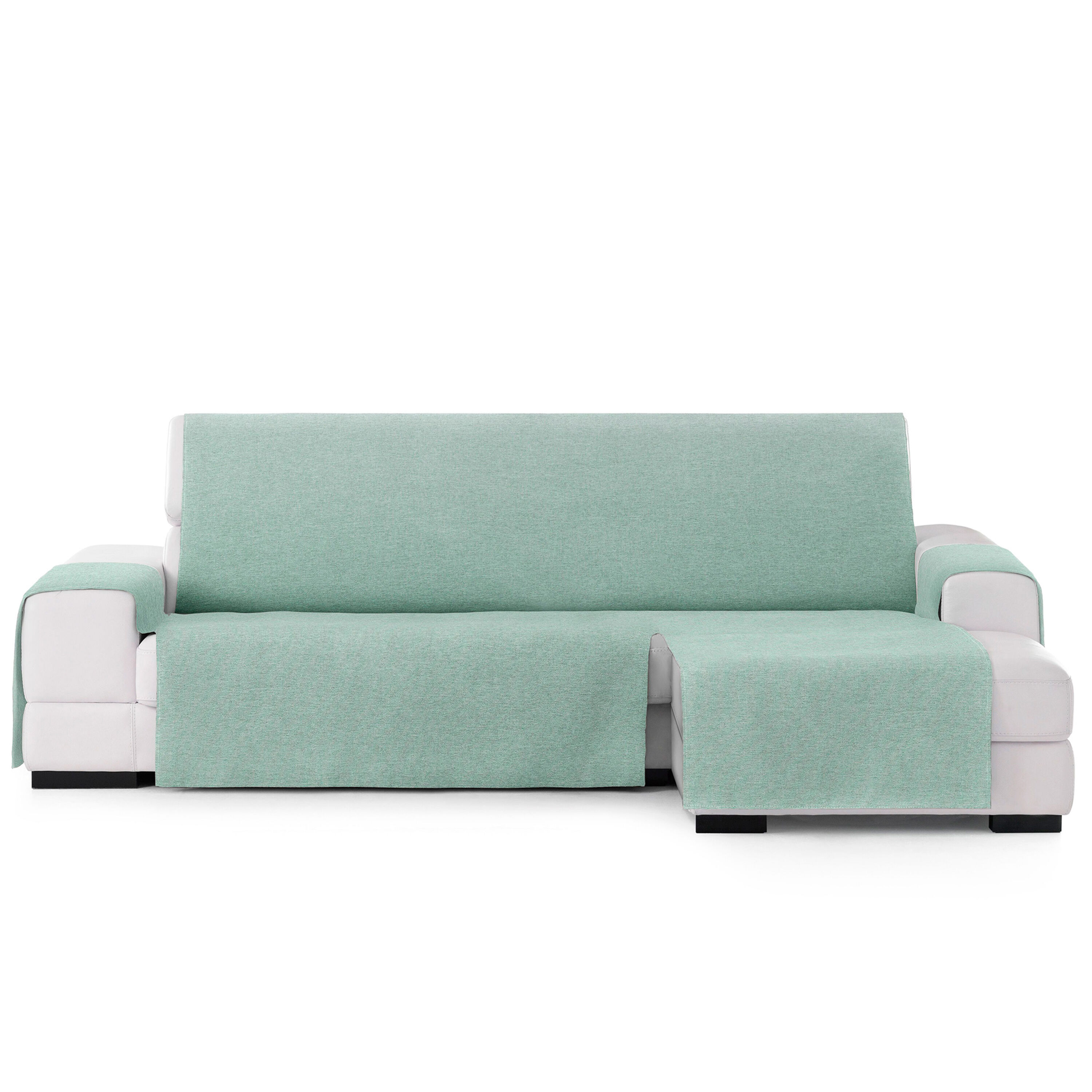 Vipalia Protector Cubre Sof&aacute; Chaise Derecho 290 Color Verde Modelo Brisa, , large Imagen numero 1