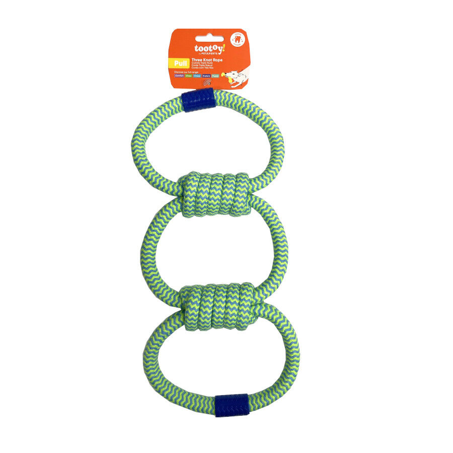 Tootoy! Mordedor de Cuerda Triple para perros, , large Imagen numero 7