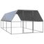 vidaXL Jaula gallinero de acero galvanizado 3x6x2 m, , large indicador imagen numero 1