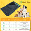 Nobleza Manta Autocalefactora para Perros y Gatos, Alfombra Térmica, Manta Térmica Lavable Antideslizante para Perros, Alfombrilla Autocalentable Esponjosa Cálida, Gris, 40x50cm, , large indicador imagen numero 5