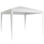 Outsunny Carpa Desmontable 3x3 m Cenador Pabellón de Jardín con 4 Orificios de Drenaje y Marco de Acero Gazebo para Terraza Patio Exterior Camping Blanco, , large indicador imagen numero 1
