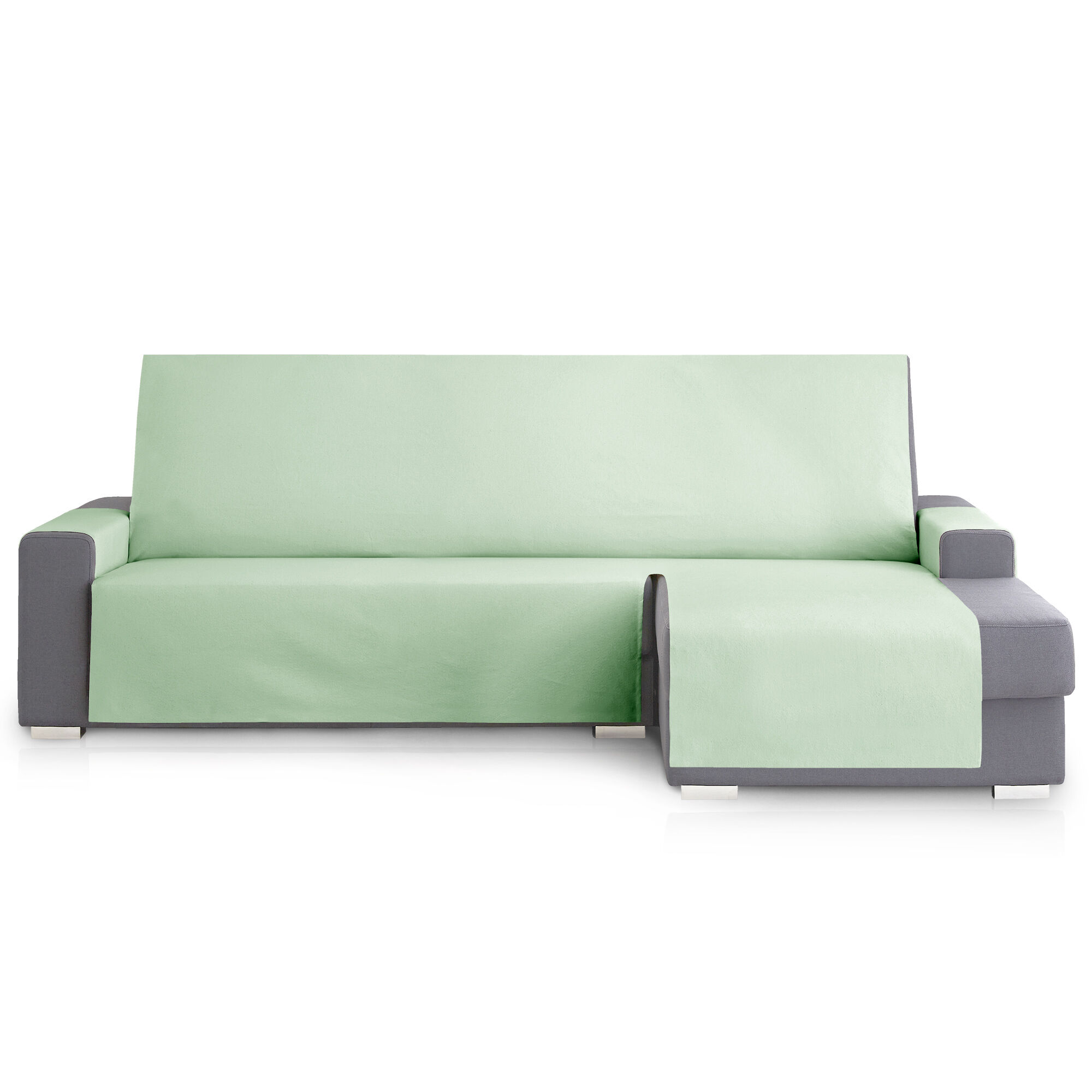 Protector Cubresofa Sofa Chaise Longue Derecha Extra Royale 290 cm. Color Verde, , large Imagen numero 1